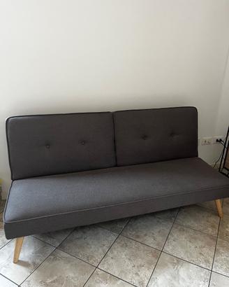 Divano reclinabile trasformabile in letto singolo