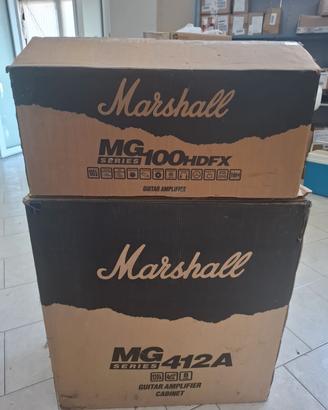 Set completo Cassa e Amplificatore Marshall 