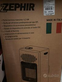 Stufa a gas ZEPHIR ZGS3130 4.2 kW
