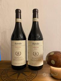 Vino Barolo Ginestra Seghesio 2012 e 2015