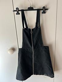 Gonna salopette nera