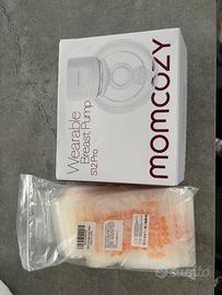 Tiralatte Momcozy + ulteriore flangia + sacchetti