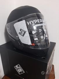 casco moto hyperlink tucano urbano nero nuovo