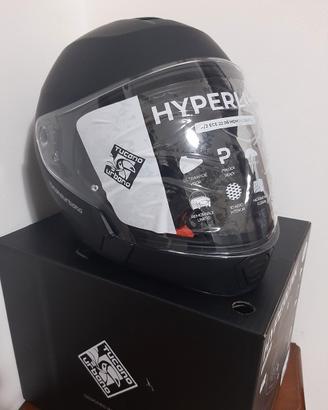 casco moto hyperlink tucano urbano nero nuovo