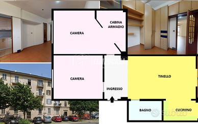 TRILOCALE CON DOPPIA ESPOSIZIONE E CANTINA!