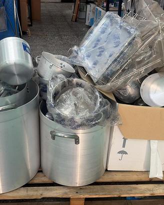 Stock pentolame professionale Pardini + coltelli D