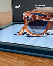 Persol 714 Steve McQueen targhetta argento 1968