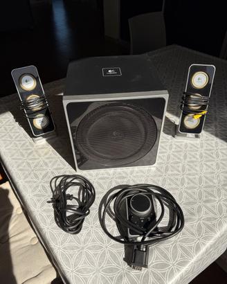 Logitech Z4 woofer e casse per PC