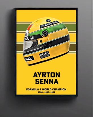 Poster ayrton senna