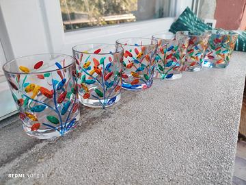 bicchieri rcr dipinti a mano 