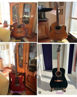ibanez ovation washburn fender + amplificatore