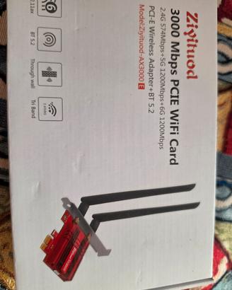 scheda pci-e wifi 6e e bt 5.2