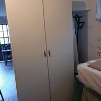 Armadio a due ante laminato bianco