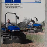 NEW HOLLAND-Brochure in italiano Serie TK del 2001