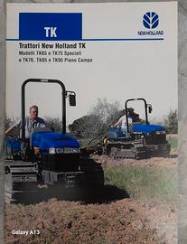 NEW HOLLAND-Brochure in italiano Serie TK del 2001