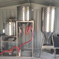 Impianto birra da 100lt a cotta