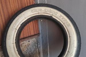 gomma fascia bianca 3.00 10 golden  tyre