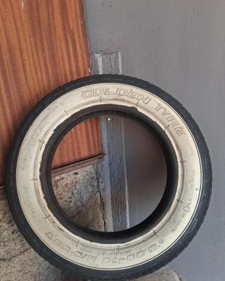 gomma fascia bianca 3.00 10 golden  tyre