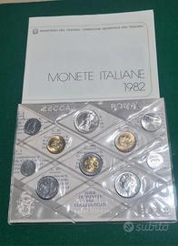 Serie numismatica monete 1982