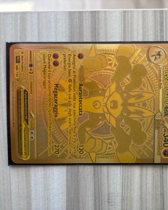 Carta pokemon rara gold