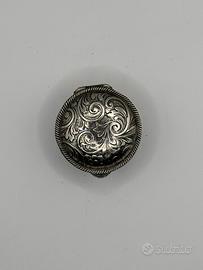 Scatolina Portapillole Argento 800 Rara