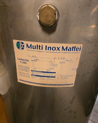 serbatoio inox aisi 304