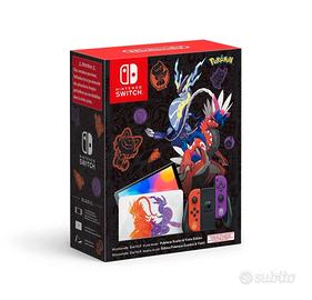 Nintendo Switch OLED scarlatto/violetto + extra