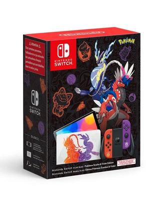 Nintendo Switch OLED scarlatto/violetto + extra