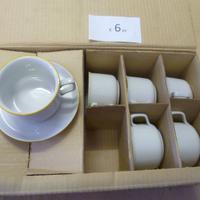 Tazze caffè/te ceramica 6 pezzi Tognana vintage