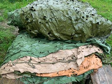 Ombreggiante mimetico  con rete rinforzata 10x10