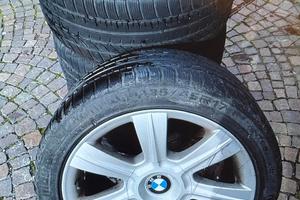 cerchi da 17 con gomme usate BMW 320 anno 2002