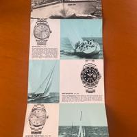 Libretto pubblicitario rolex anni 60