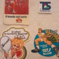Adesivi tennis anni 70