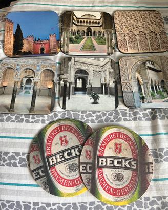 Set sottobicchieri / sottotazze bar cucina Beck's
