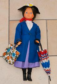 Bambola Mary Poppins vintage originale Ratti 1965