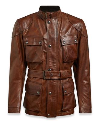BELLSTAFF PANTHER 2XL (54 56 ) MARRONE SCURO