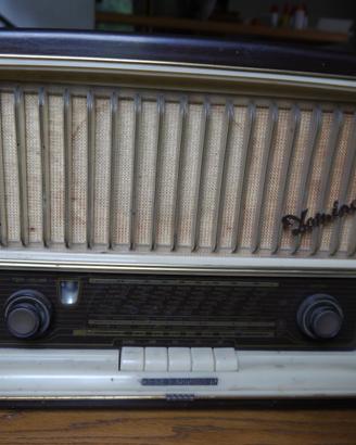 Radio d'epoca a valvole Telefunken Domino anni 50