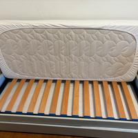 Letto singolo con letto sotto