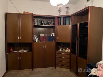 Soggiorno componibile con letto a scomparsa