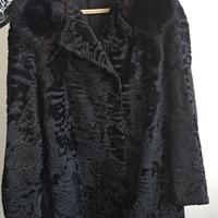 pelliccia donna nera