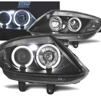 FARI BMW Z4 E85 03-09 OCCHI ANGELICI FONDO NERO LE