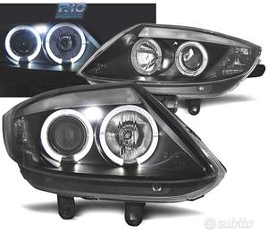 FARI BMW Z4 E85 03-09 OCCHI ANGELICI FONDO NERO LE