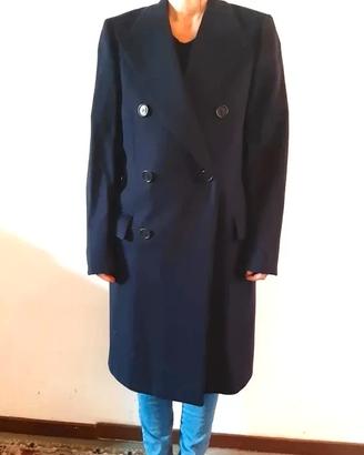 Cappotto in lana worsted Loro Piana