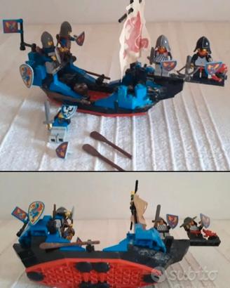 Set 4 lego medievali anni 90 2000