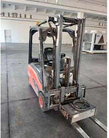 Muletto 1600kg con batteria al litio