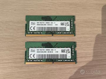 16GB (2x8GB) RAM SODIMM DDR4 3200