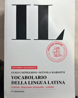 vocabolario della lingua latina