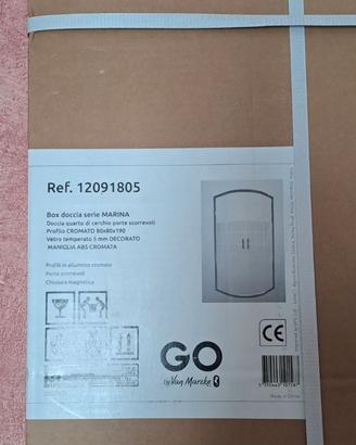 Box doccia in vetro temperato - nuovo