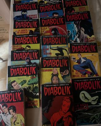 Lotto 21 Fumetti DIABOLIK  Anni 60/70 - Astorina