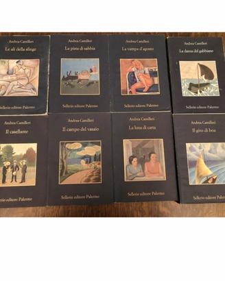 Libri Andrea Camilleri Sellerio più tre cartoline